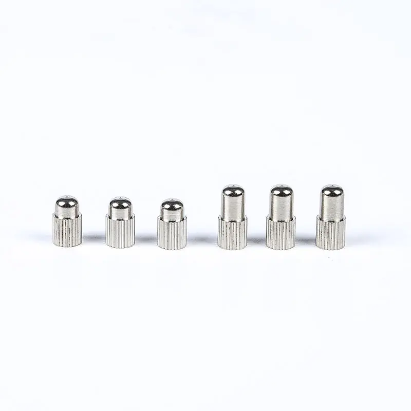 Knurled Dome Caps and Ferrules - custom OEM parts manufacturer Yuyii China